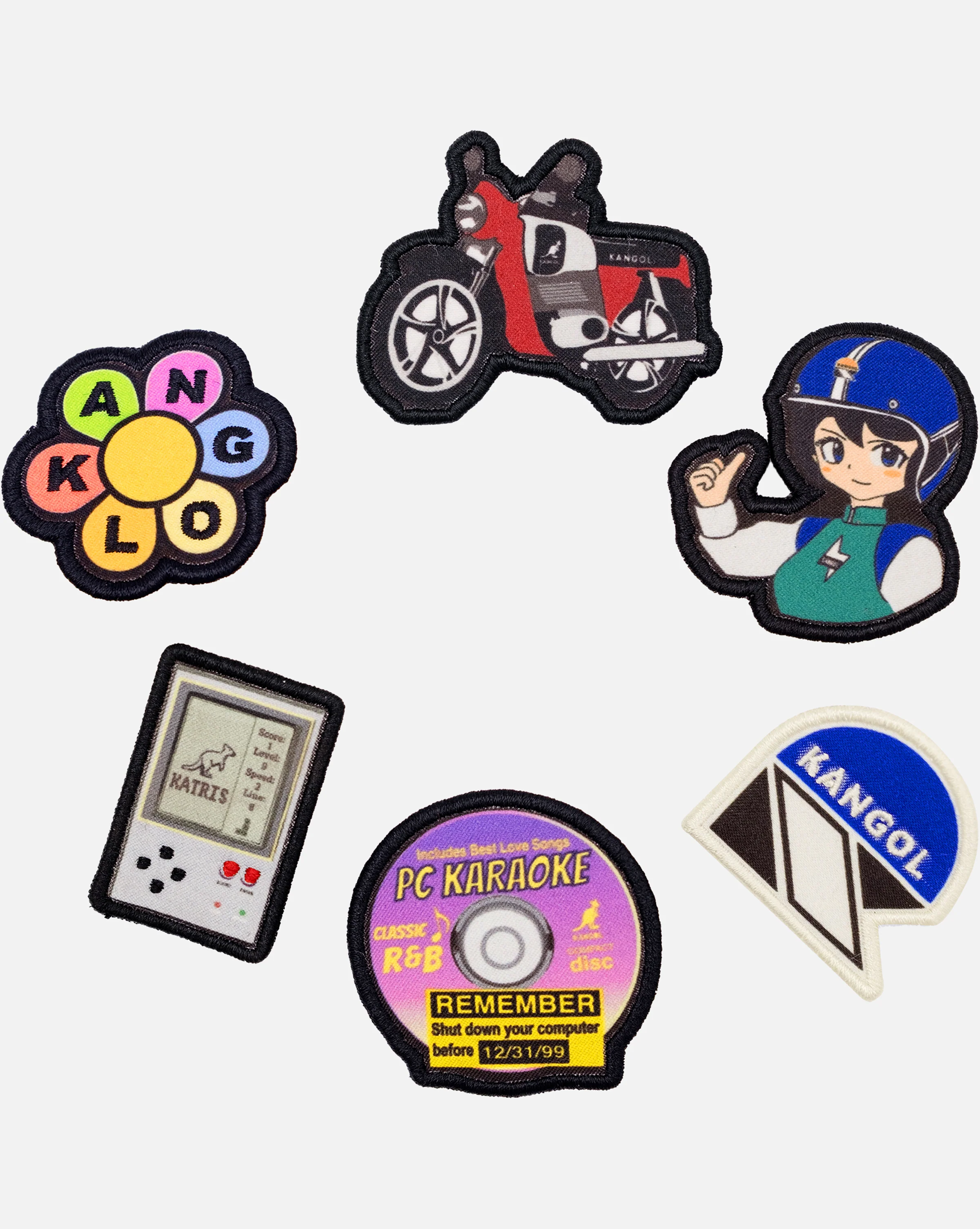 Manga Patch Pin Set