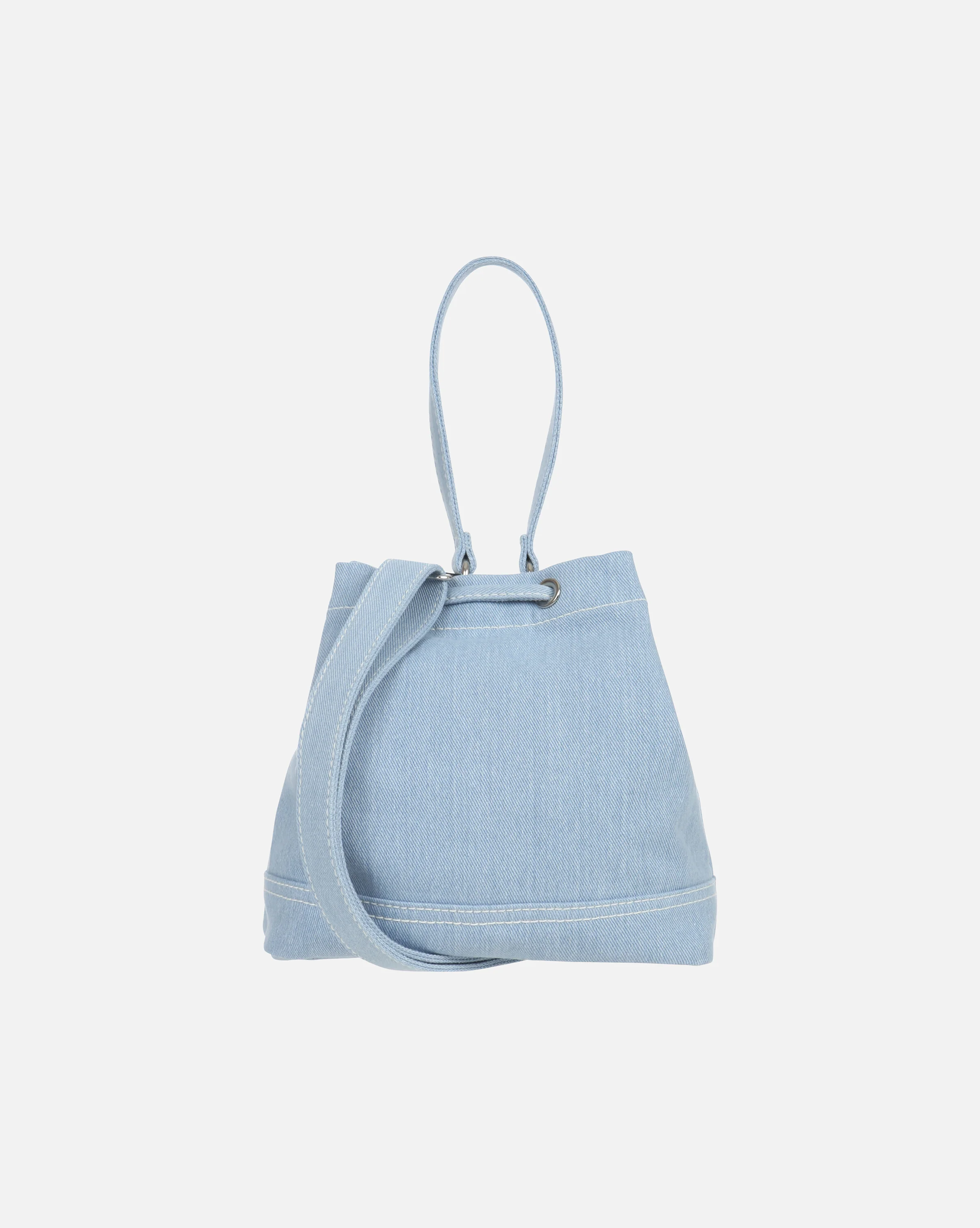 Denim Bucket Bag