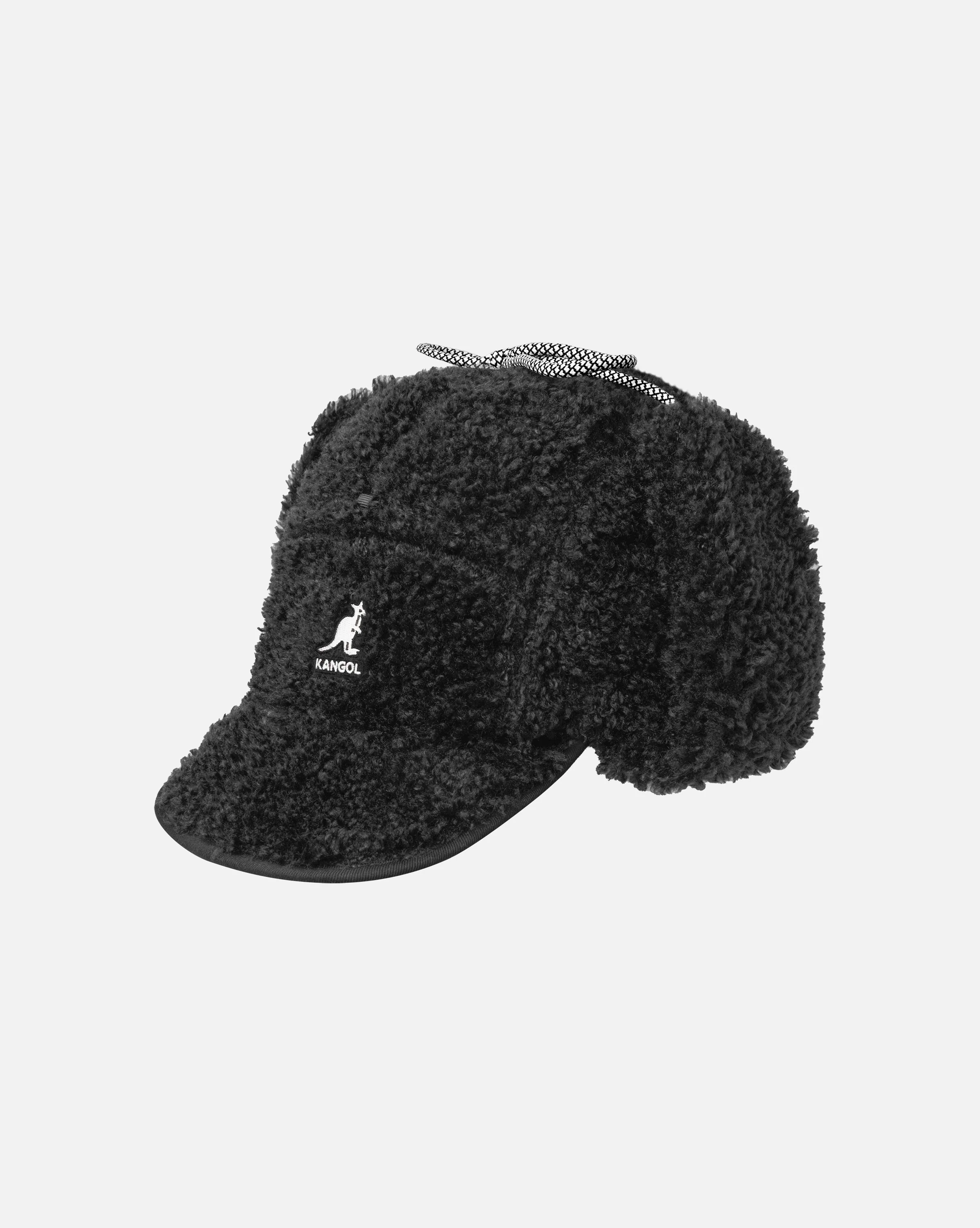 Faux Shearling Utility Flap Cap